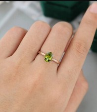 Lemon Quartz Proposal Ring Handcrafted Sterling Silver Jewelry Gift Box Included