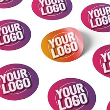 Personalised 25mm Labels / Stickers Business/Company Name, Thank You Seals