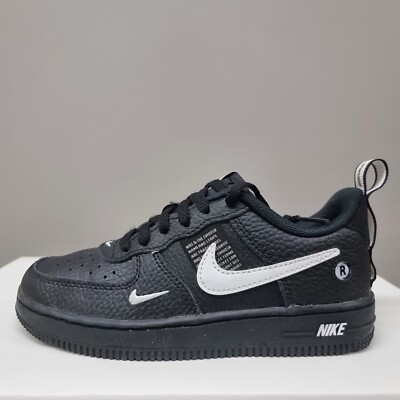Low Sneaker Air Force 07 Lv8 Utility NIKE AIR FORCE LOW LV8 UTILITY (PS)  (AV4272 001) PRESCHOOL TRAINERS UK