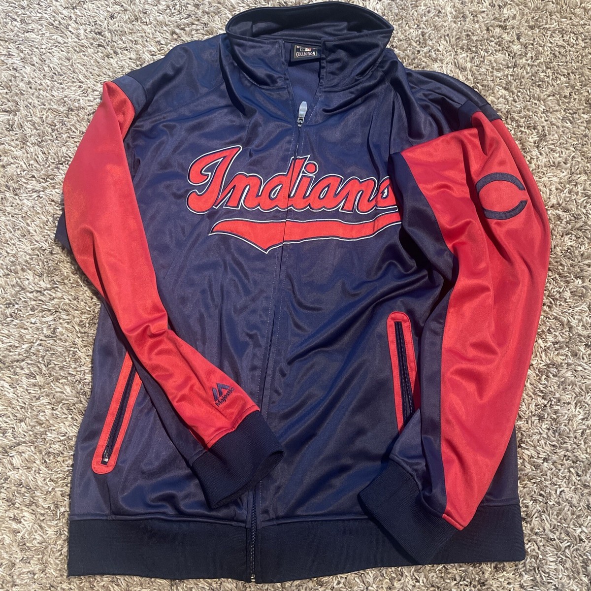 ジャケット・アウター New York Mets COOPERSTOWN COLLECTION New York Mets Quarter-Zip Pullover COOPERSTOWN Majestic MLB