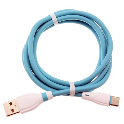 For Galaxy Tab S7/S8/S9/Plus Blue 4ft USB-C Cable Charger Cord Power Wire