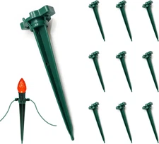 Christmas Light Stakes (Green, 100)