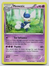 Meowstic 43/106 Rare Flashfire Pokemon Near Mint