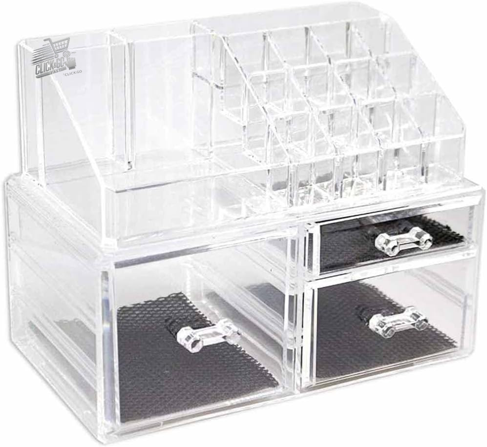 Portatrucchi Trasparente Vetrineinrete®: Organizer Makeup Professionale
