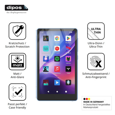 4x Schutzfolie matt für PINHUI H1 Displayschutzfolie Folie Display Schutz dipos