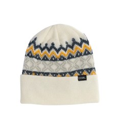 Coal The Winters Beanie, Off White/Goldenrod