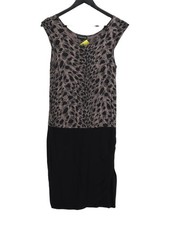 Warehouse Bodycon Midi Dress UK10 in Brown