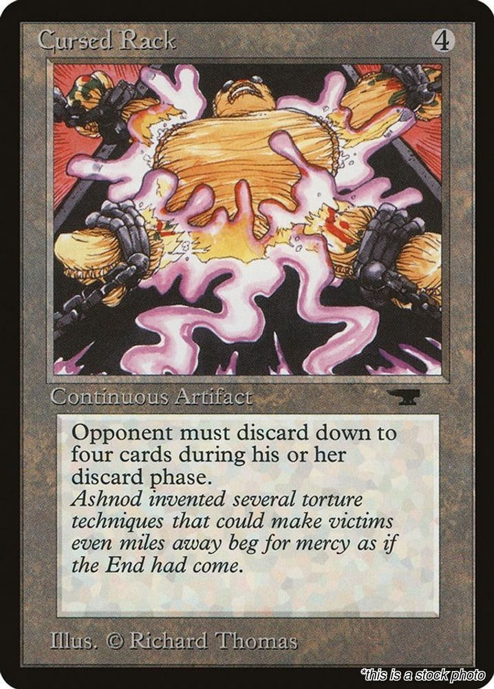 MTG Cursed Rack Card # Antiquities NM Magic