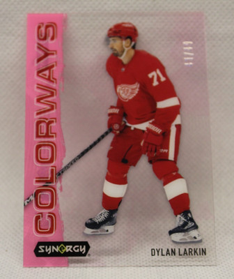 Dylan Larkin - 2024-25 UD Upper Deck Synergy - Colorways Pink 41/49 - Red Wings