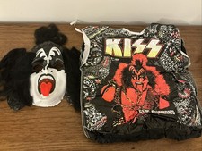Disfraz de Halloween vintage para niños Aucoin Kiss Gene Simmons 1978