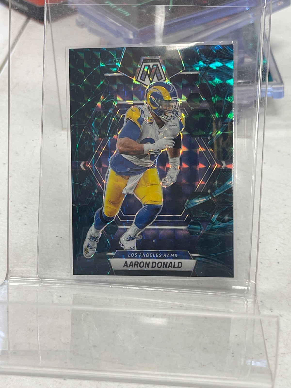 2023 Panini Mosaic Football Aaron Donald Genesis #139 SSP