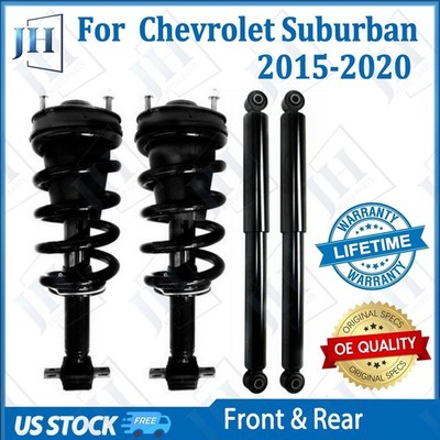 For 2007-2020 Chevy Tahoe / GMC Yukon Front Complete Struts Rear Shocks Lifetime