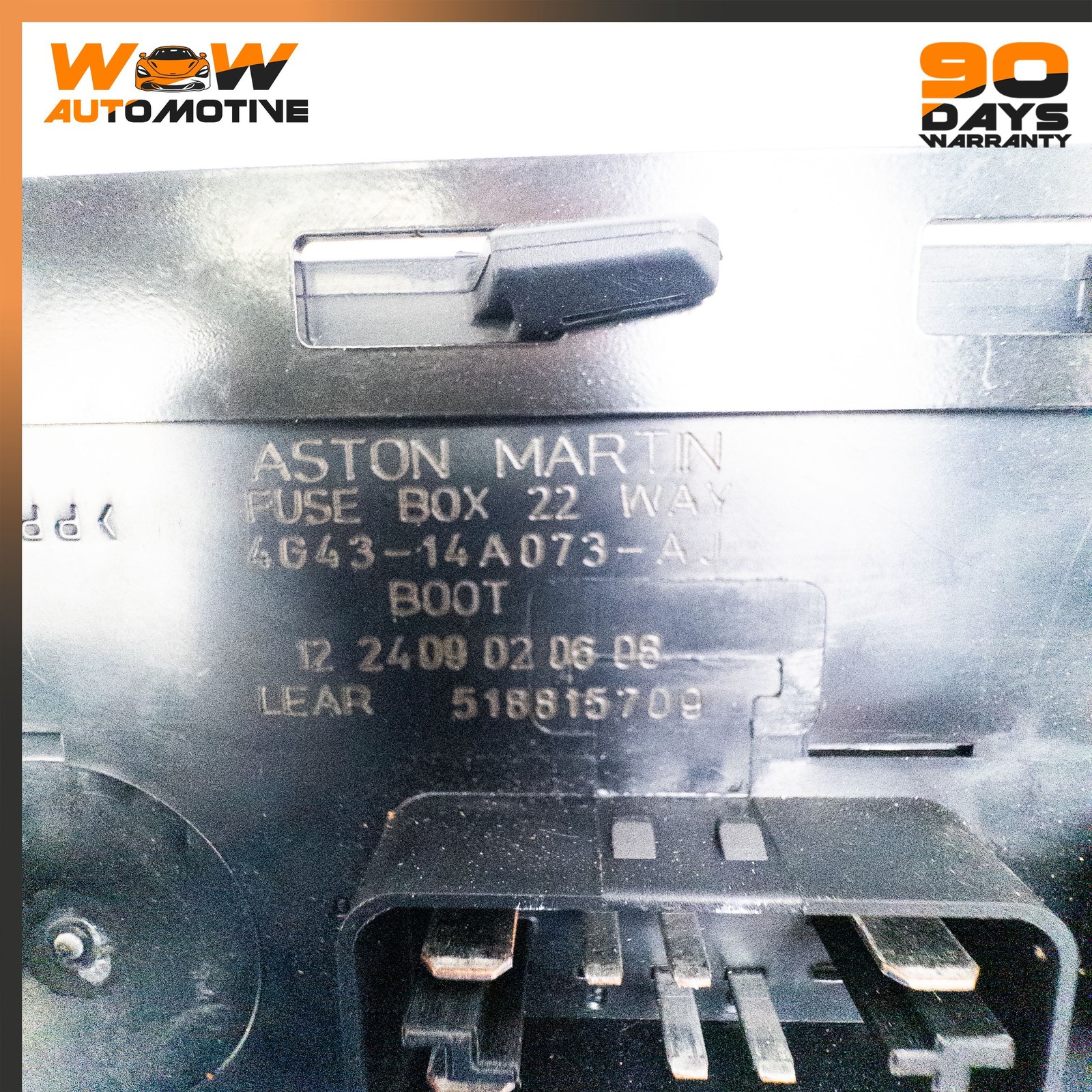 05-24 ASTON MARTIN V8 VANTAGE DB9 DBS REAR FUSE BOX RELAY JUNCTION BRACKET OEM