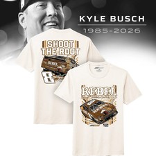 Kyle Busch 1985-2026 Memorial T-Shirt Number 8 Zone NASCAR Racing
