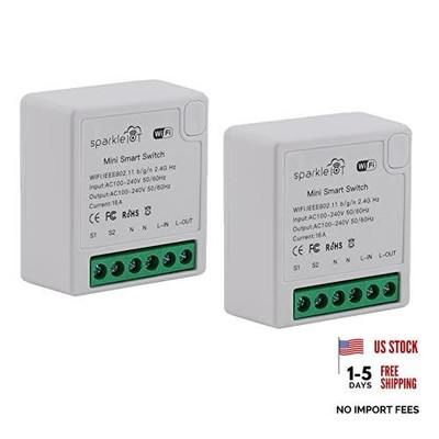 Tuya Mini WiFi Smart Switch Relay Module max 16A-Way DIY Smart Light Switch 2