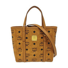 MCM Toni Classic Monogram Print Tote Crossbody Shopping Bag - Excellent #TWGP5Q