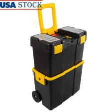 Portable Tool Chest on Wheels Rolling Tool Organizer Durable Storage Solution US