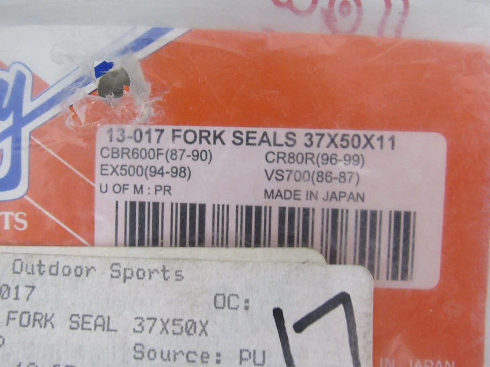 SHINDY Fork Seal Set #13-017 – Fits 37mm Fork Tubes – High Quality Replacement — 第 3/3 张图片