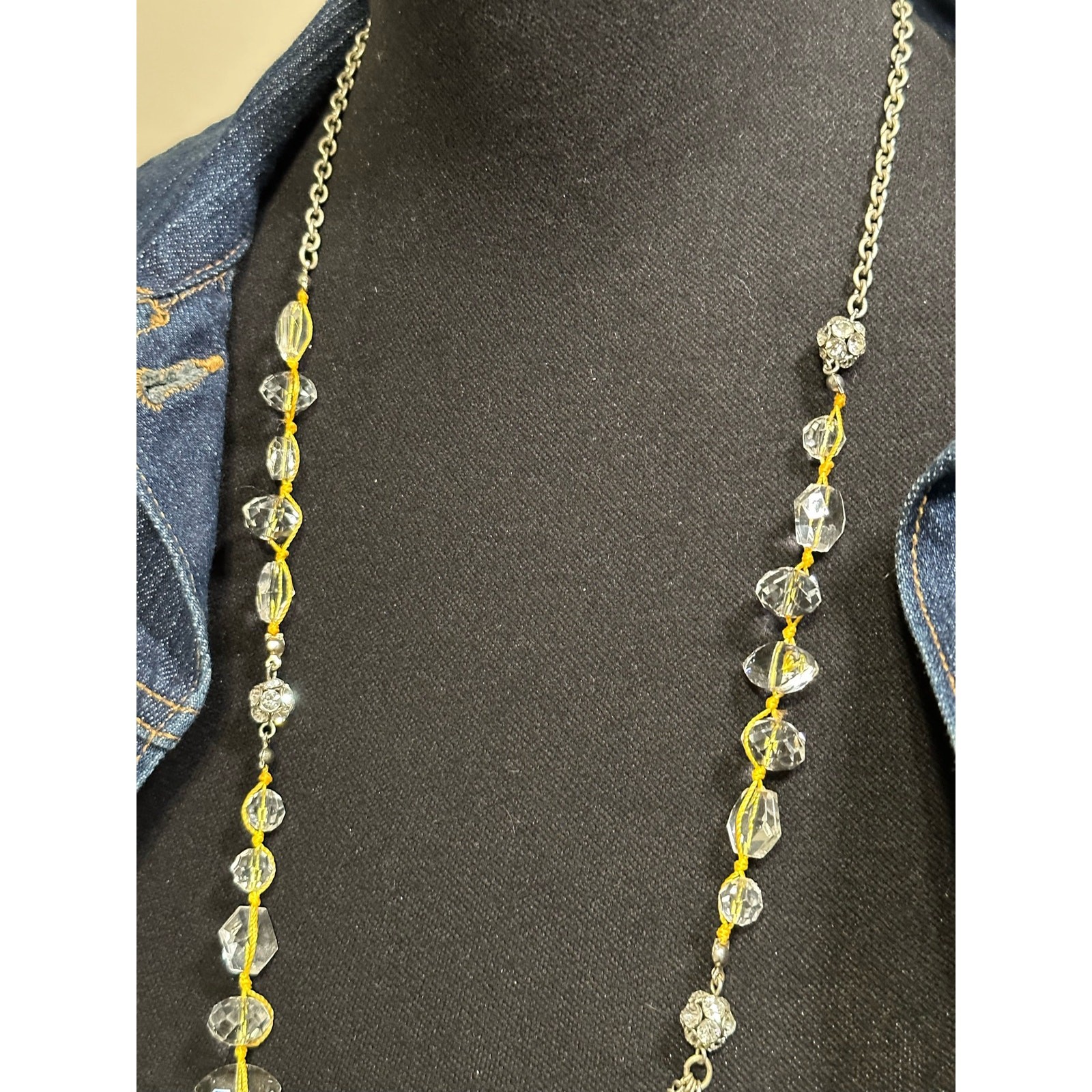 Classic Loft Multi Strand Multi Length Beaded Nec… - image 6