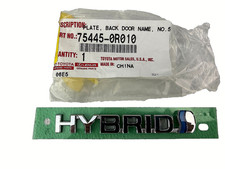 New Oem Toyota Hybrid Rear Liftgate Tailgate Emblem Badge 75445-0r010 New Oem Toyota Hybrid Rear Liftgate Tailgate Emblem Badge 75445-0r010