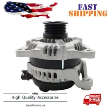 Alternator For Ford Mustang 2011-2014 V8 5.0L 150 Amp 12 Volt CW 6-Groove Pulley