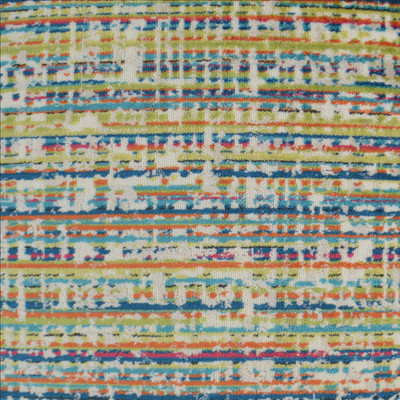 2.125 yd D.V. Kap Home Dynamix Crayola Rainbow Abstract Velvet Upholstery Fabric