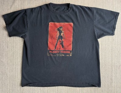 Planet Terror Grindhouse 2007 Mens XL Movie Promo Graphic T Shirt Tarantino