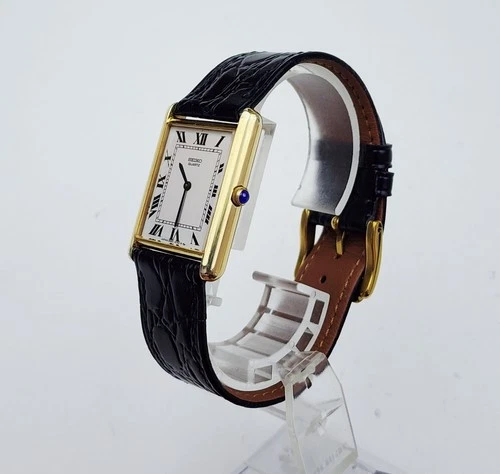 Men's Vintage 1980 Watch SEIKO "Tank" 2620-5049*