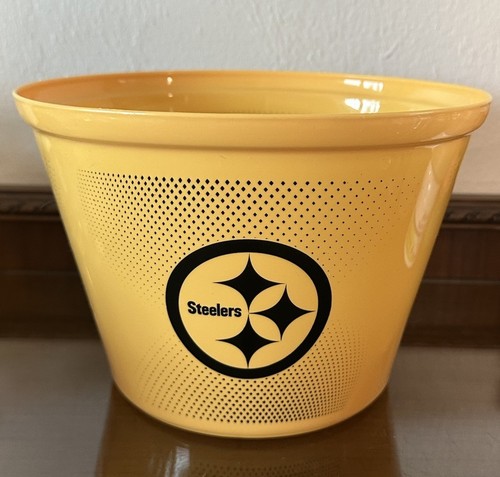 NFL Pittsburgh Steelers Kunststoff gelb Eiskübel Barware Football - Bild 2 von 5