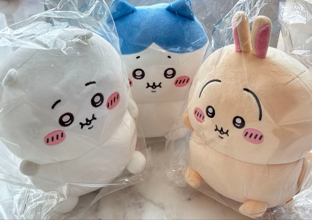 Chiikawa Bocchari Fat Soft Plush 3 Set 2026 Chiikawa Hachiware