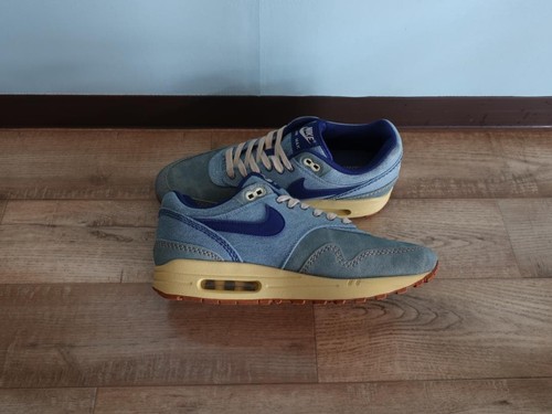Men 9.5US Nike Airmax1 Prm Denim Brand Sneaker Original Collection Sports Shoes - Picture 6 of 10