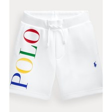 Polo Ralph Lauren Boys M 10-12 Graphic Logo Pony Double-Knit Shorts Preppy