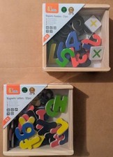 VIGA TOYS Magnet Buchstaben & Zahlen Set - spielerisch Alphabet & Rechnen lernen