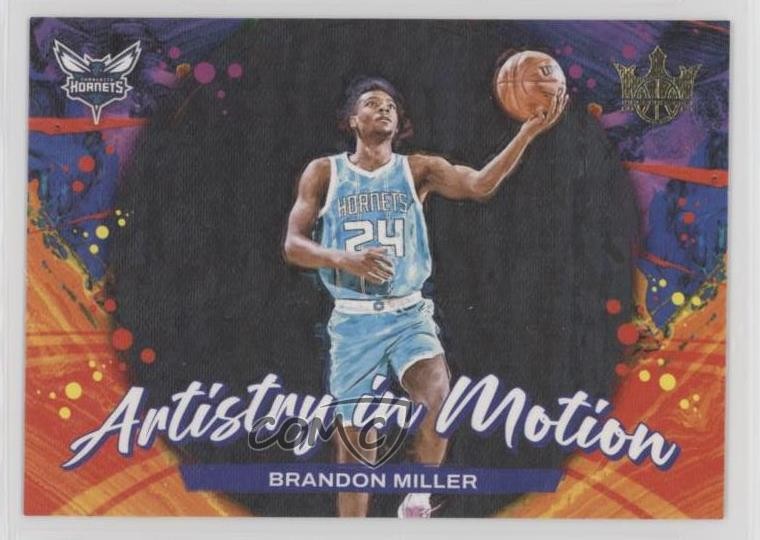 2023-24 Panini Court Kings Artistry in Motion Brandon Miller #19 Rookie RC 11qd
