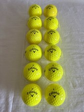 Callaway Supersoft Yellow golf balls one dozen 12 - gently used super soft