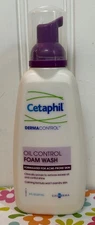 CETAPHIL OIL CONTROL FOAM WASH ACNE-PRONE SKIN 8 OZ EA CONTROL SHINE