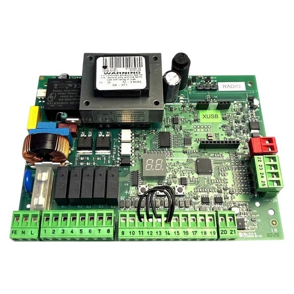Elektronik-Zentrale FüR Battente Faac Genius Brain 19 LC 6100329 230V-image