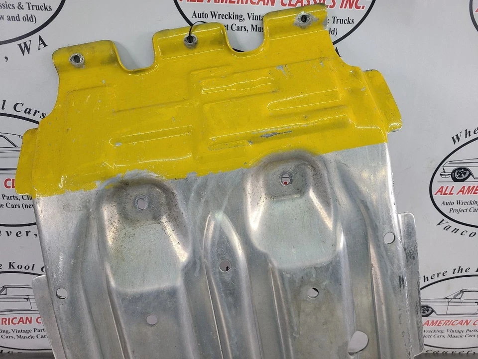 Placa de deslizamiento inferior delantera Hummer H2 2003-09 protector contra salpicaduras de motor aluminio - OEM Foto 3 de 4