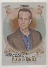 2021 Topps Allen & Ginter Chrome Refractor Jimmy Pardo #293 sc8
