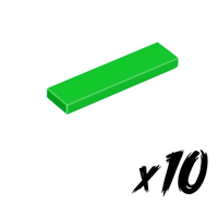 10X Lego 2431 • 1X4 Tile • Fliese • HellgrüN • Bright Green