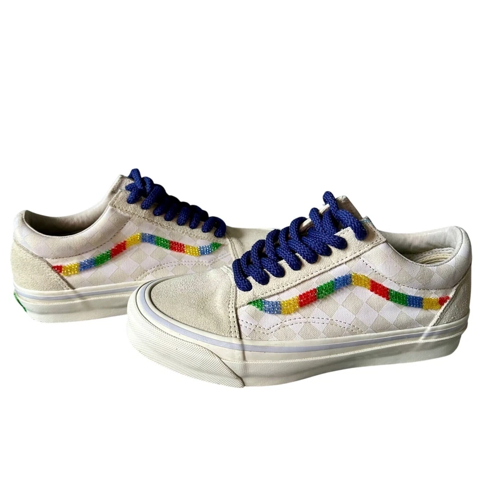 GUCCI Sneakers VAULT X VANS OG OLD SKOOL RAINBOW Women’s Size 8| M 6.5 Shoes - Image 2 of 4