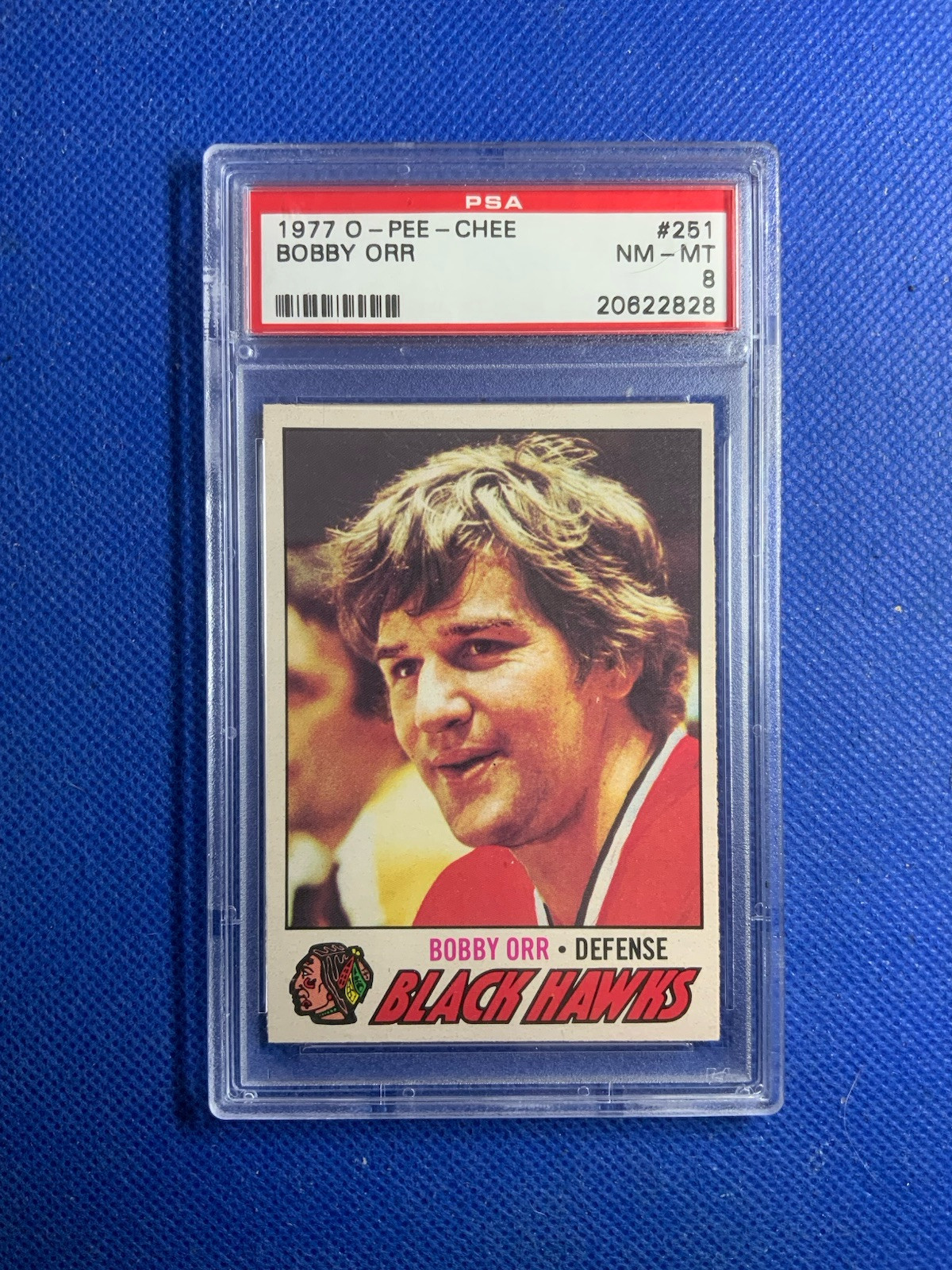 1977 OPC #251 BOBBY ORR PSA 8 NEAR MINT-MINT