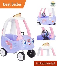 Imaginative Play Fairy Cozy Coupe - Comfortable Ride-On for Ages 18-60