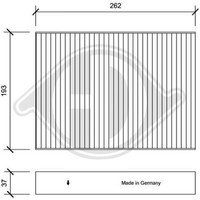 DCI1193 Filter, Innenraumluft FüR Renault ScÉNic III (JZ0/1_)