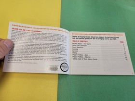 Racket Attack Tennis NES Nintendo Original Instruction Manual Book Only OEM