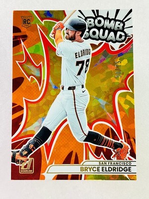Bryce Eldridge 2026 Panini Donruss Bomb Squad Orange Ice /75 RC