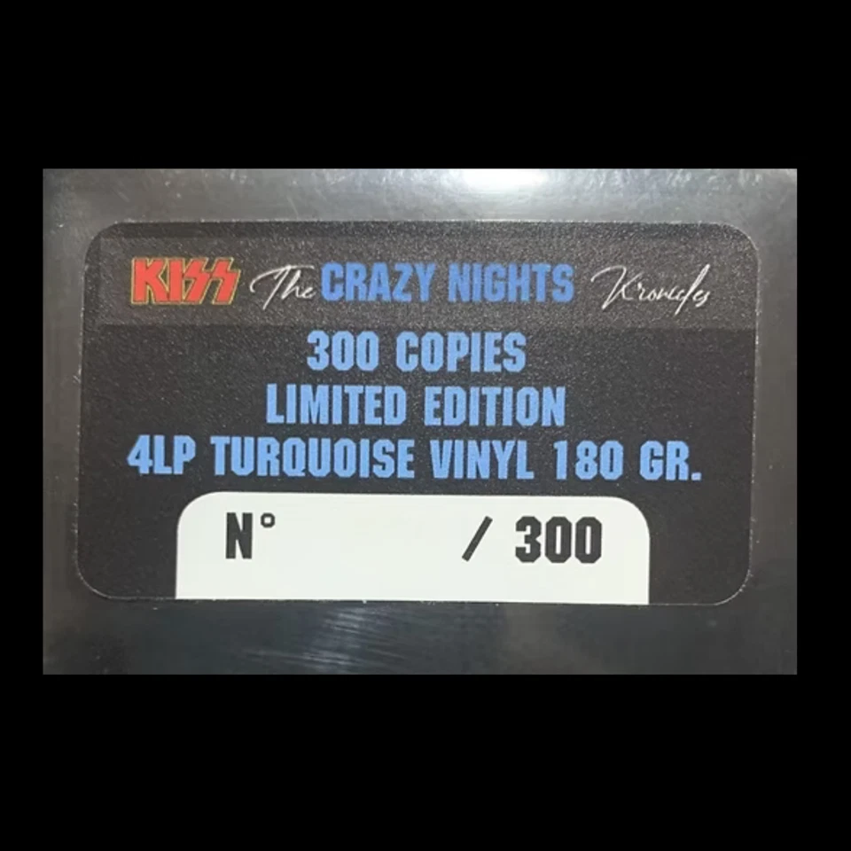 KISS - Crazy Nights 4LP Coloured & Numbered Box Set Rare 2023 Euro Import SEALED - Image 2 of 4