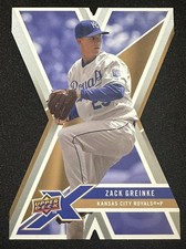 2008 Upper Deck X #49 Zack Greinke Die Cut Royals