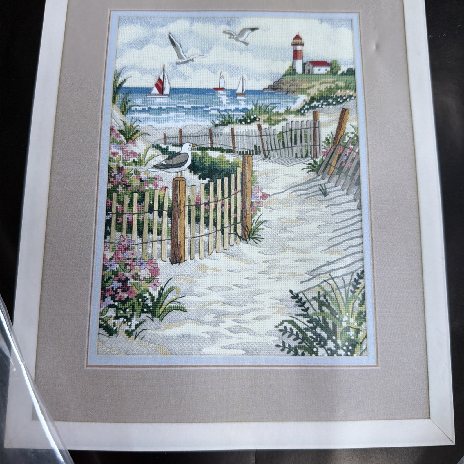 Dimensions Lovely Seascape No Count 3998 Cross Stitch Kit 10