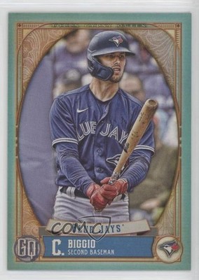 2021 Topps Gypsy Queen Turquoise 90/199 Cavan Biggio #104 r5o